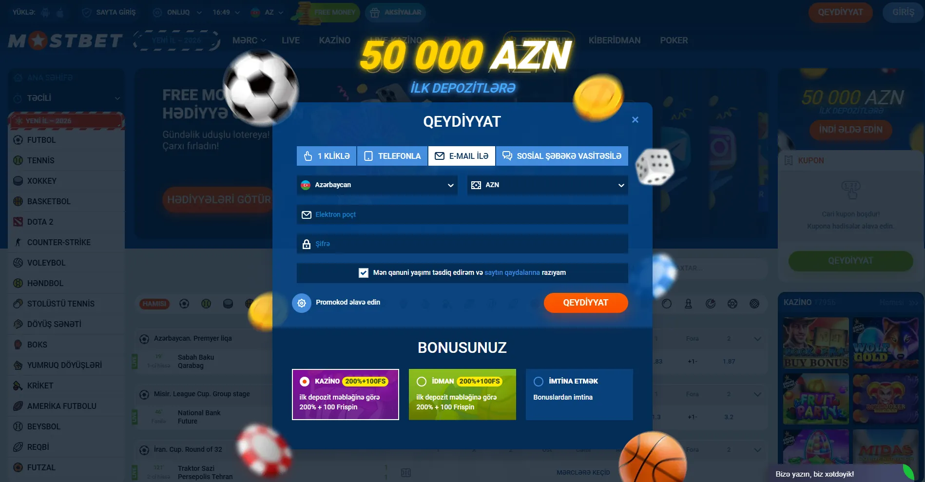 Mostbet giriş və qeydiyyat – hesabınıza necə daxil olmaq olar?